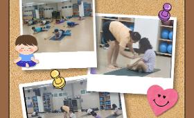 갤러리 이미지신나는주말체육학교 - 바른자세 