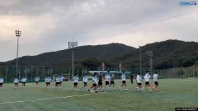 갤러리 이미지여수해양FC U-18 육상트레이닝