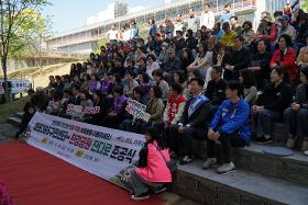 갤러리 이미지 마포365구민센터~한강공원 잔디로  준공식