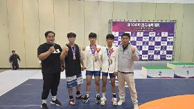 갤러리 이미지“지도자도, 선수도 빛났다!”제106회 전국체전, 태백 레슬링의 찬란한 도전과 성취