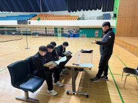 갤러리 이미지[배드민턴]전문선수반  기능·체력 분석 결과 방문 피드백 실시