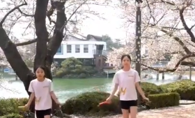 갤러리 이미지 익산삼성스포츠클럽 벚꽃줄넘기🌸