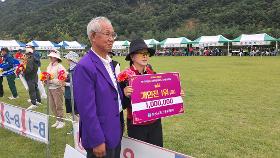 갤러리 이미지2025년 제1회 정선아리랑배 강원특별자치도 파크골프대회 (개인전 1위. 여)