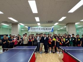 갤러리 이미지지역특화사업"인천시설공단 탁구팀과 함깨 하는 일일강습회"(개회식 및 시범경기)