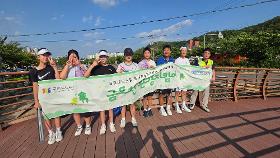 갤러리 이미지 구미스포츠클럽 테니스전문반 구미도시공사와 함께한 환경지킴이 활동