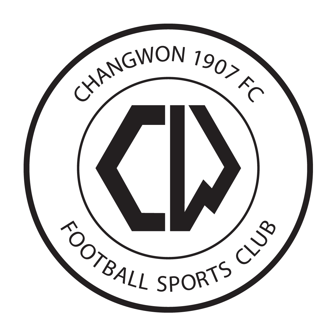 사단법인 창원1907풋볼스포츠클럽 로고